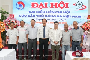 Ban chấp hành khoá III, nhiệm kỳ 2024-2028 ra mắt Đại hội. (ông Hồ Nguyễn và ông Mai Đức Chung vắng mặt do bận công tác)