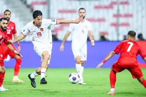 Bahrain và Indonesia chia điểm sau trận hòa kịch tính 2-2. Ảnh: AFC