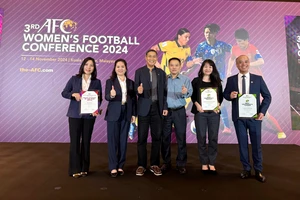 Các đại diện của bóng đá Việt Nam tham dự Hội nghị Bóng đá nữ AFC 2024