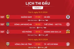 Lịch thi đấu vòng 9 LPBank V-League 2024-2025