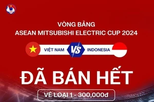 Thông báo hết vé mệnh giá 300.000 đồng được VFF thông báo vào sáng 3-12