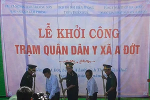 Chương trình Nghĩa tình Trường Sơn Báo SGGP khởi công trạm quân dân y xã A Đớt