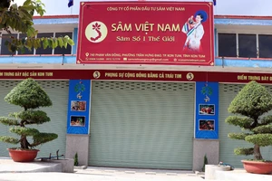 Trụ sở Công ty Sâm Việt Nam ở Kon Tum