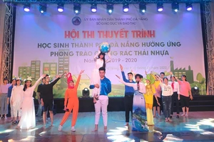 Hội thi thuyết trình Học sinh thành phố Đà Nẵng hưởng ứng phong trào chống rác thải nhựa