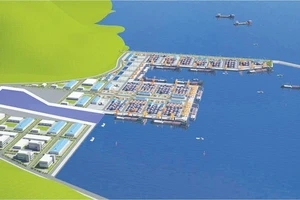 Mô hình xây dựng cảng Liên Chiểu, một trong những cảng biển lớn nhất miền Trung