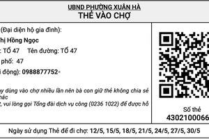 Đà Nẵng thí điểm ứng dụng thẻ vào chợ QR-Code từ ngày 24-5 tại 5 phường