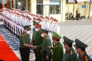 Đại tướng Tô Lâm gặp mặt lãnh đạo Công an Đà Nẵng