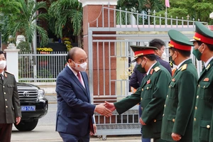 Chủ tịch nước Nguyễn Xuân Phúc thăm, chúc Tết tại TP Đà Nẵng