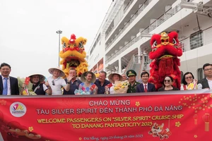 Đà Nẵng đón hơn 500 du khách tàu biển 'xông đất' đầu năm