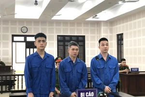 Phiên tòa được xét xử bằng hình thức trực tuyến với điểm cầu trung tâm tại TAND TP Đà Nẵng và điểm cầu thành phần tại Trại tạm giam Công an TP Đà Nẵng