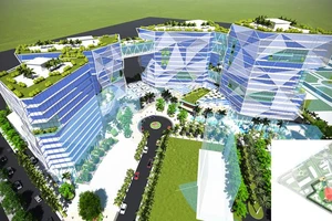 Phối cảnh Trung tâm Đào tạo Công nghệ cao đang xây dựng tại Khu Công nghệ cao TPHCM
