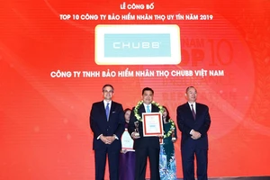 Chubb Life Việt Nam - “Top 10 doanh nghiệp BHNT uy tín năm 2019”