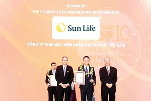 Sun Life Việt Nam - Tốp 10 công ty BHNT uy tín nhất Việt Nam năm 2019
