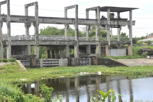 Công trình thủy lợi thích ứng biến đổi khí hậu tại huyện Cần Giuộc (tỉnh Long An)