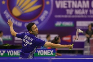 Tay vợt số 1 cầu lông Việt Nam Nguyễn Tiến Minh. Ảnh: DŨNG PHƯƠNG
