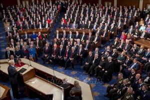 Toàn cảnh một phiên họp tại Thượng viện Mỹ ở Washington DC. Ảnh tư liệu: AFP/TTXVN