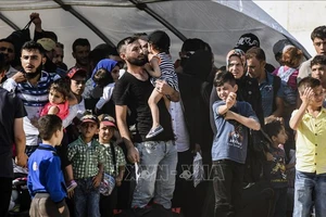 Người tị nạn Syria tại thị trấn Kilis, miền Trung Thổ Nhĩ Kỳ. Ảnh minh họa: AFP/TTXVN