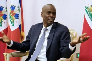 Tổng thống Haiti Jovenel Moise tại Port-au-Prince tháng 1-2020. Ảnh: REUTERS