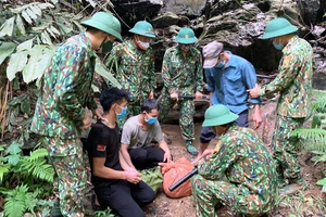 Lực lượng cắm chốt Biên phòng Quảng Nam phát hiện và bắt giữ các đối tượng vượt biên trái phép