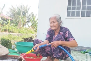 Nhiều hộ dân ở xã Nguyễn Phích (huyện U Minh, tỉnh Cà Mau) không còn lo thiếu nước vào mùa khô