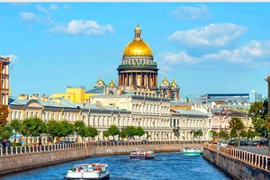 Saint Petersburg, một điểm du lịch được nhiều du khách yêu thích