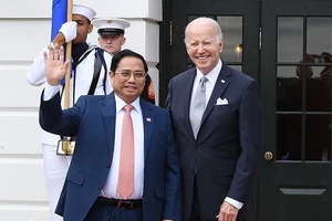 Thủ tướng Phạm Minh Chính và Tổng thống Hoa Kỳ Joe Biden. Ảnh: VGP