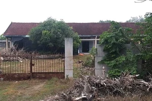 Phân hiệu Ba Sòng của Trường TH An Nhơn Đông, xã An Nhơn Tây (huyện Củ Chi, TPHCM) bị bỏ hoang