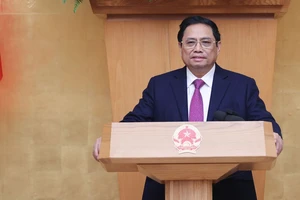 Thủ tướng Phạm Minh Chính chủ trì cuộc họp Thường trực Chính phủ về tình hình tổ chức Tết Nguyên đán năm 2023. Ảnh: VIẾT CHUNG