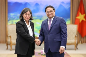  Thủ tướng Phạm Minh Chính tiếp Đại diện Thương mại Hoa Kỳ - bà Katherine Tai