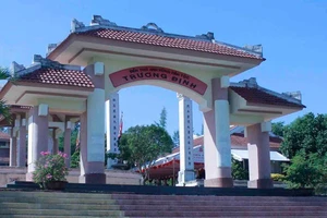 Di tích Đền thờ Trương Định tại xã Tịnh Khê, TP Quảng Ngãi. Ảnh: NGUYỄN TRANG