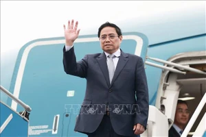 Thủ tướng Phạm Minh Chính rời Hà Nội, lên đường dự Hội nghị cấp cao Ủy hội sông Mekong quốc tế lần thứ 4 tại Lào. Ảnh: TTXVN