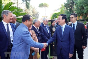 Chủ tịch nước Võ Văn Thưởng gặp mặt kiều bào và những người bạn Italy thân thiết với Việt Nam