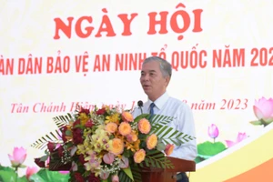 Phó Chủ tịch UBND TPHCM Ngô Minh Châu phát biểu tại chương trình