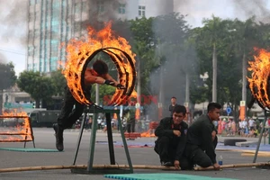 Hình ảnh Hội thi quân sự, võ thuật cho lực lượng trực tiếp chiến đấu trong CAND lần thứ 2 diễn ra vừa qua tại Quảng Nam