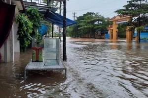 Mưa ngập tại Quảng Trị ngày 24-10
