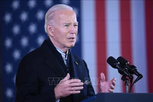 Tổng thống Mỹ Joe Biden phát biểu tại một sự kiện ở Wisconsin, Mỹ ngày 20-12-2023. Ảnh: AFP/TTXVN