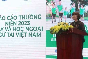Công bố báo cáo thường niên 2023 với chủ đề “dạy và học ngoại ngữ tại Việt Nam”