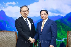 Thủ tướng Phạm Minh Chính tiếp Đại sứ Nhật Bản tại Việt Nam Yamada Takio tới chào từ biệt nhân dịp kết thúc nhiệm kỳ công tác tại Việt Nam. Ảnh: TTXVN