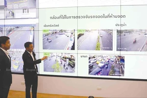 Ứng dụng AI trong quản lý giao thông Bangkok. Ảnh: BANGKOK POST