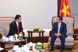 Thủ tướng Phạm Minh Chính đã tiếp Tổng Thư ký ASEAN Kao Kim Hourn. Ảnh: Ảnh: QUANG PHÚC