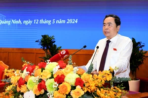 Phó Chủ tịch Thường trực Quốc hội Trần Thanh Mẫn kết luận hội thảo. Ảnh: LÂM HIỂN 