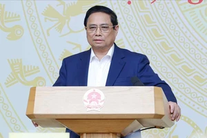 Thủ tướng Phạm Minh Chính chủ trì và phát biểu tại Phiên họp thứ 8 của Ban chỉ đạo Cải cách hành chính của Chính phủ, Ảnh: VIẾT CHUNG 