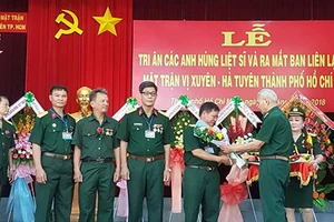 Ra mắt Ban Liên lạc truyền thống Mặt trận Vị Xuyên - Hà Tuyên TPHCM
