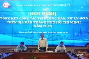 Phó Chủ tịch UBND TPHCM Ngô Minh Châu phát biểu tại hội nghị