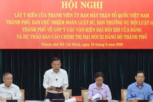 Đồng chí Nguyễn Hữu Hiệp phát biểu khai mạc hội nghị