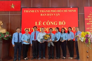 Thí sinh Phan Lê Vũ trúng tuyển chức danh trưởng phòng thuộc Ban Dân vận Thành ủy TPHCM