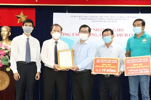 Hội thánh Tin Lành Việt Nam (miền Nam) ủng hộ 1,1 tỷ đồng cho công tác phòng, chống dịch Covid-19 TPHCM