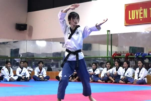 Châu Tuyết Vân được kỳ vọng giành thành tích cao cho taekwondo TPHCM tại đại hội toàn quốc. Ảnh: NGUYỄN ANH