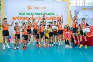 Đại học TDTT TPHCM xuất sắc lên ngôi vô địch giải bóng chuyền sinh viên