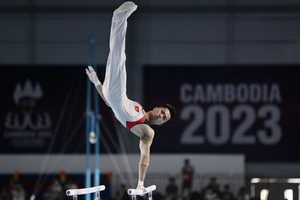 Lê Thanh Tùng có những đóng góp quan trọng vào thành tích chung của TDDC Việt Nam. Ảnh: DŨNG PHƯƠNG